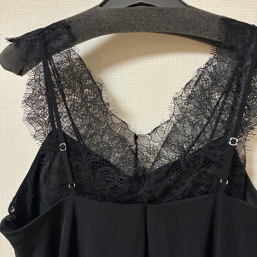 新品未使用ánuans レーストリムカップインキャミソール　ブラック