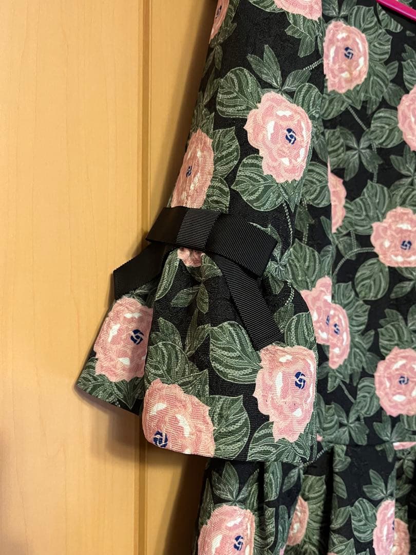 【茉莉花】M'S GRACY バラ 花柄 ワンピース