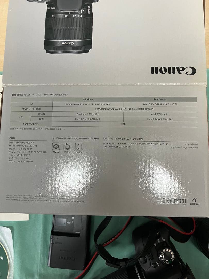 Canon EOS Kiss X7本体とレンズセット