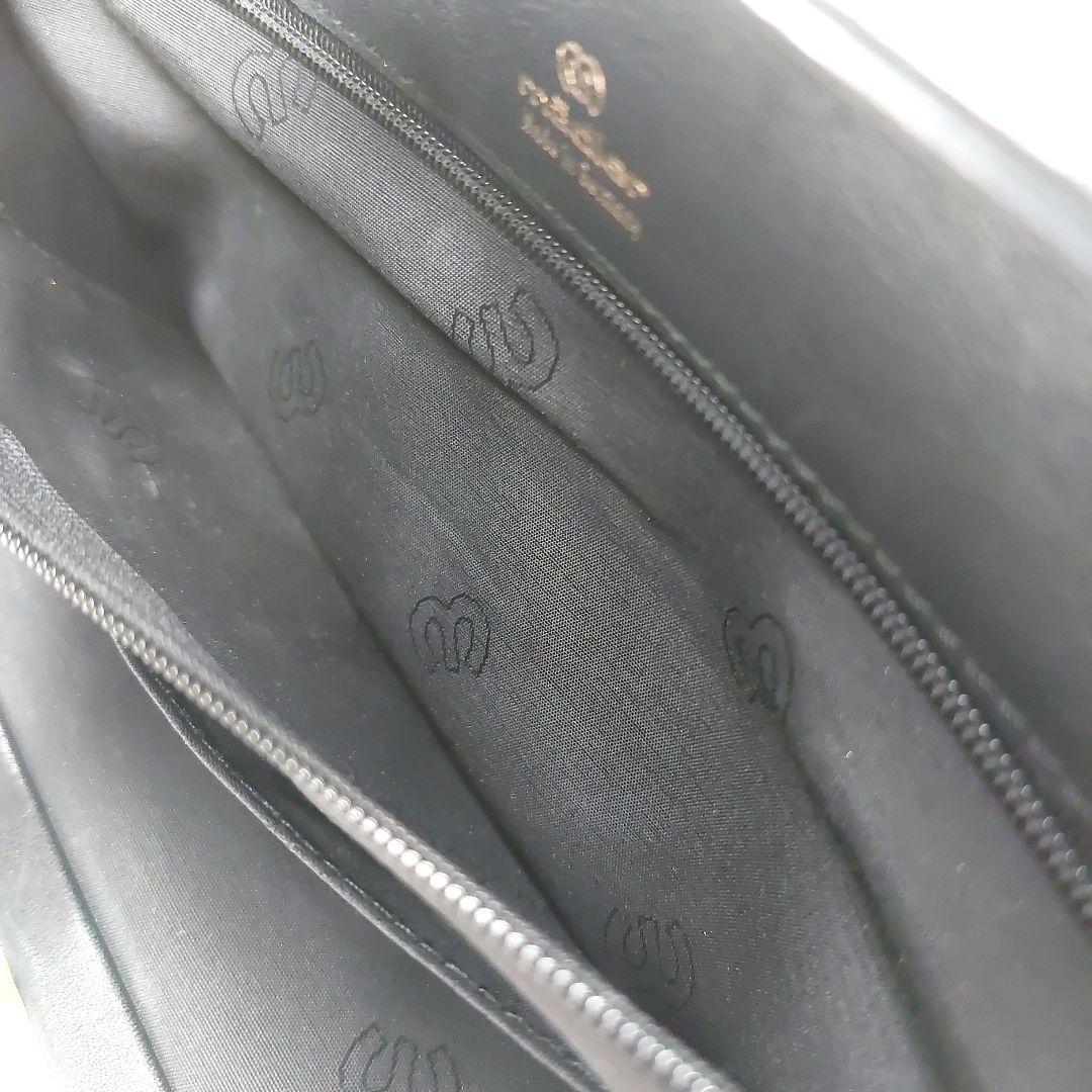 madler マドラー　ハンドバッグ ダレスバック　本革　レザー　ブラック