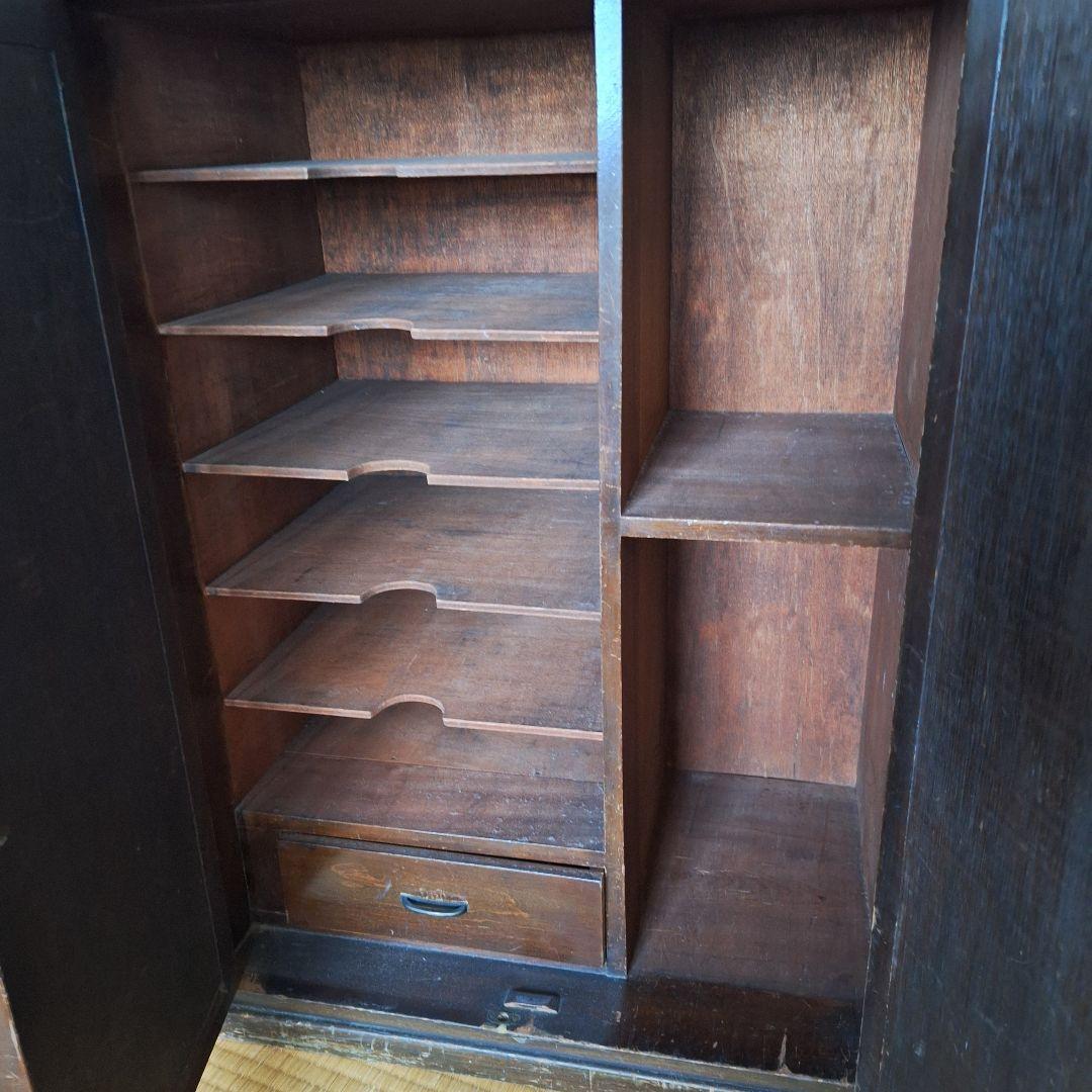 昭和　レトロ　レコード　棚　ヴィンテージ