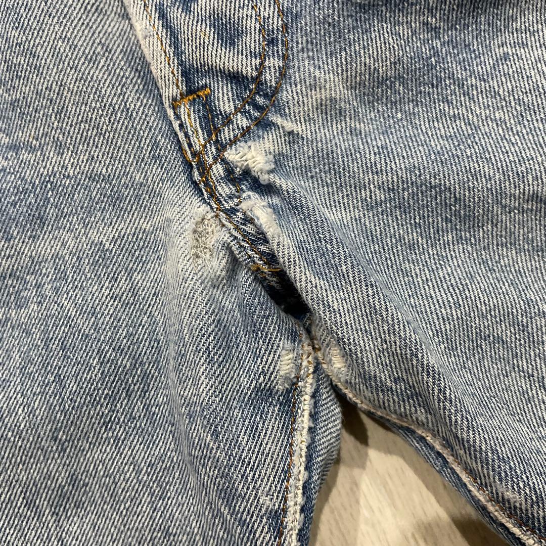 80s USA製 Levi's 501 赤耳 黒カン デニムパンツ W32