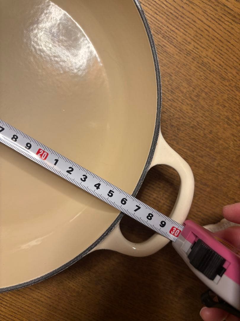 LE CREUSET 26cm ビュッフェキャセロール　メレンゲ