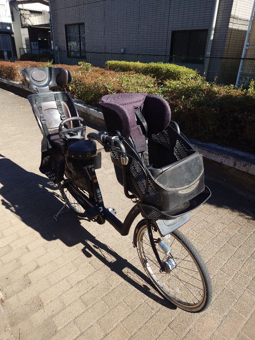ブリヂストン　アンジェリーノ　 チャイルドシート付き 自転車