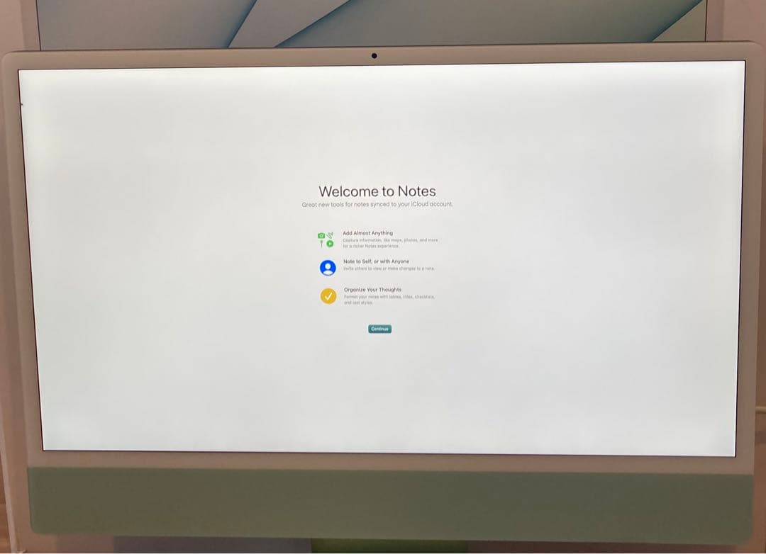 Macデスクトップ iMac 24inch M1 8GB 256GB 2021