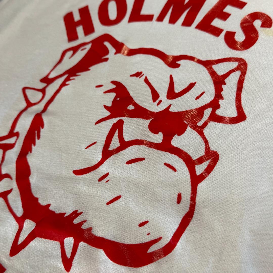 80s 90s ヴィンテージ フットボールT ラバープリント ブルドッグ