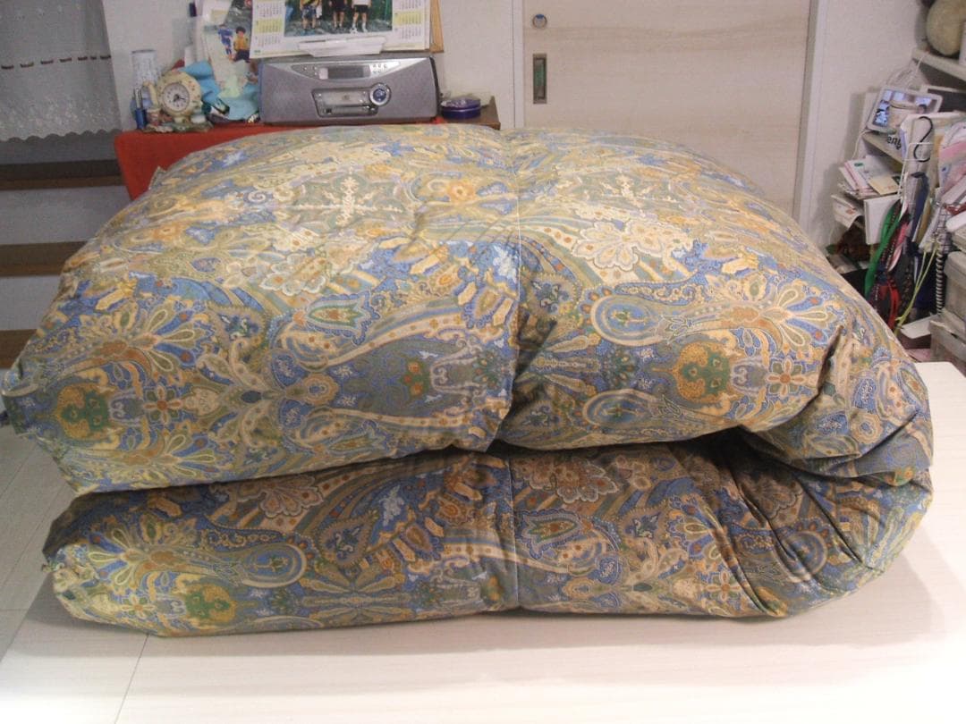 新品【六つ星】ブラック ＊フランス産９５％＊１，２増量＊二層式高級羽毛布団ＳＢ