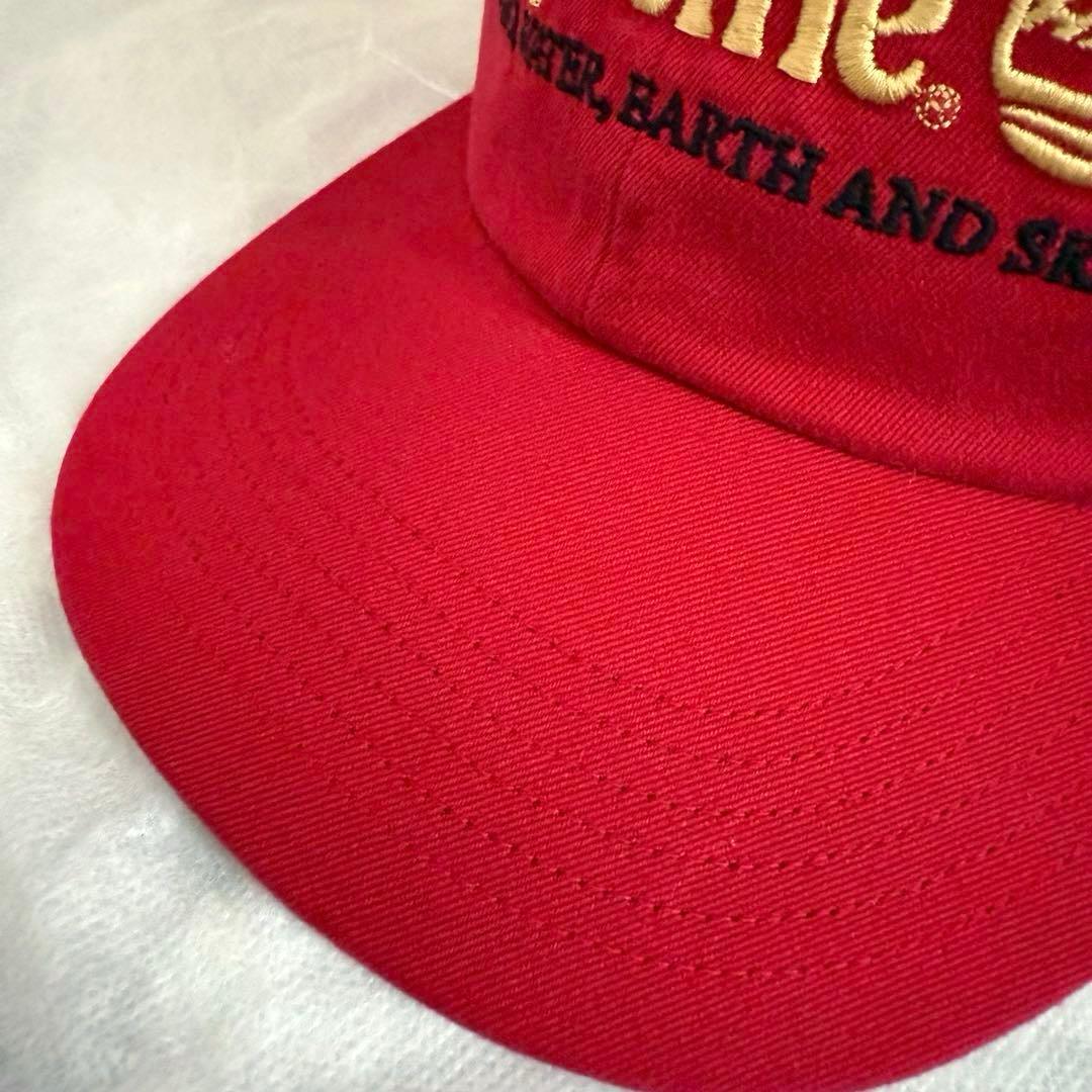 美品‼️シュプリーム ティンバーランド キャップ レッド 希少 コラボ 革ベルト