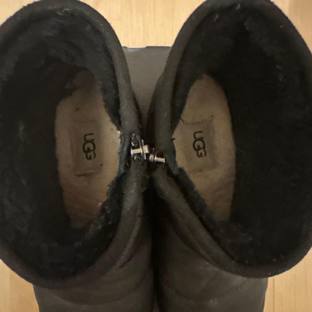 UGG 防水スエードショートブーツ ブラック