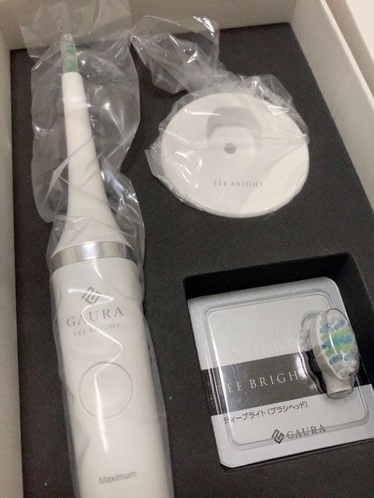 【新品】ガウラ TEE BRIGHT LED付きホワイトニング電動歯ブラシ