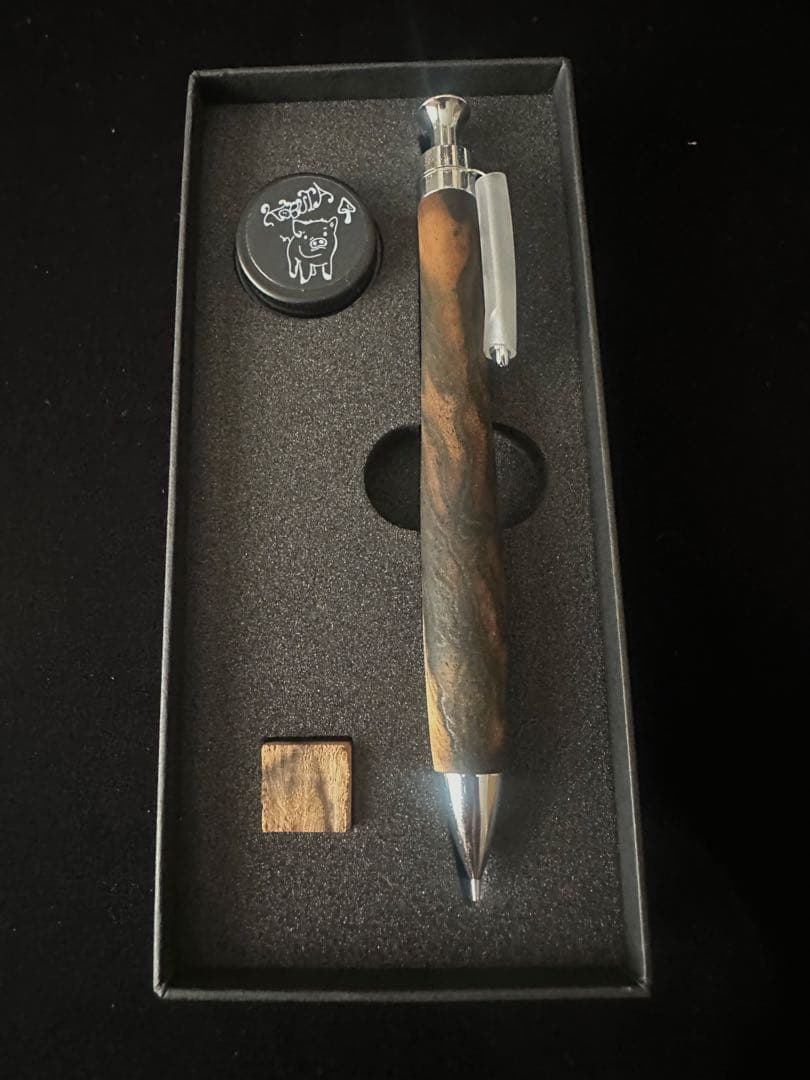 こぶた工房 シャープペンシル 極上黒柿0.5mm