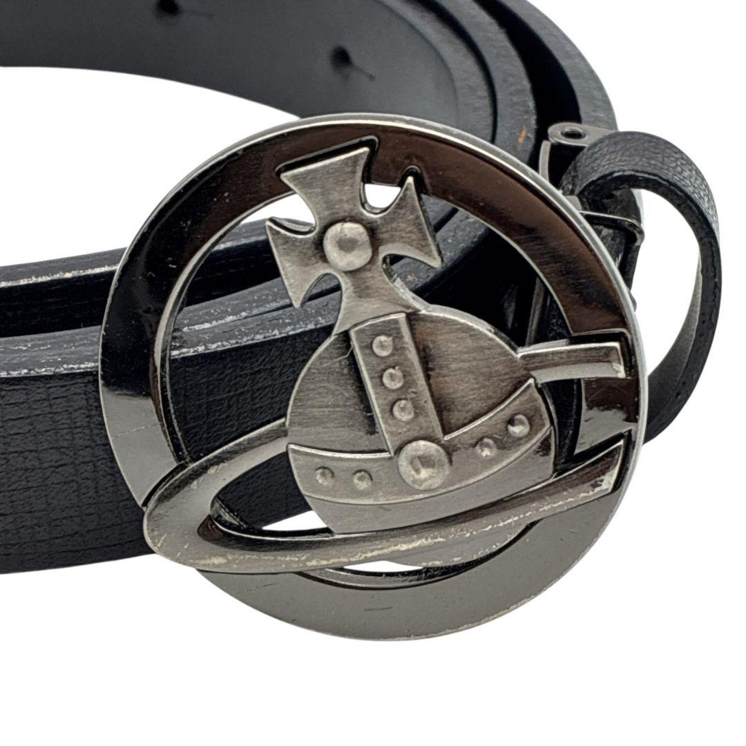 【美品】ヴィヴィアンウエストウッド レザーベルト オーヴ バックル