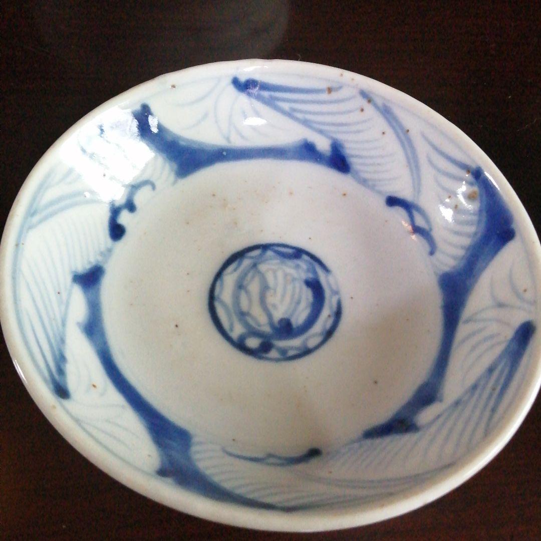 古伊万里　くらわんか碗　5客　14cm　江戸後期