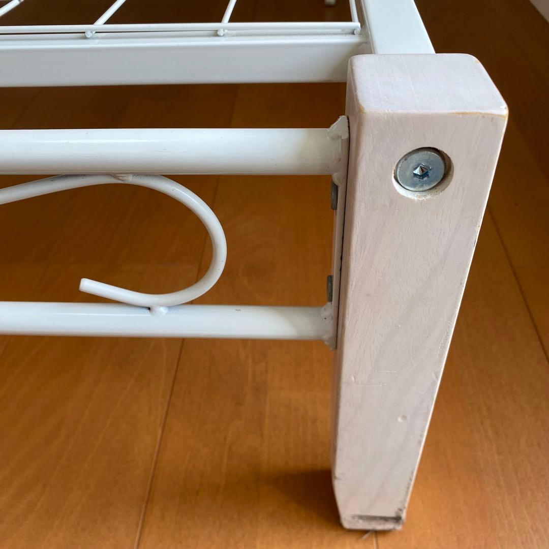 ニトリ　アイアンフレーム　ベッド　シングルベッド