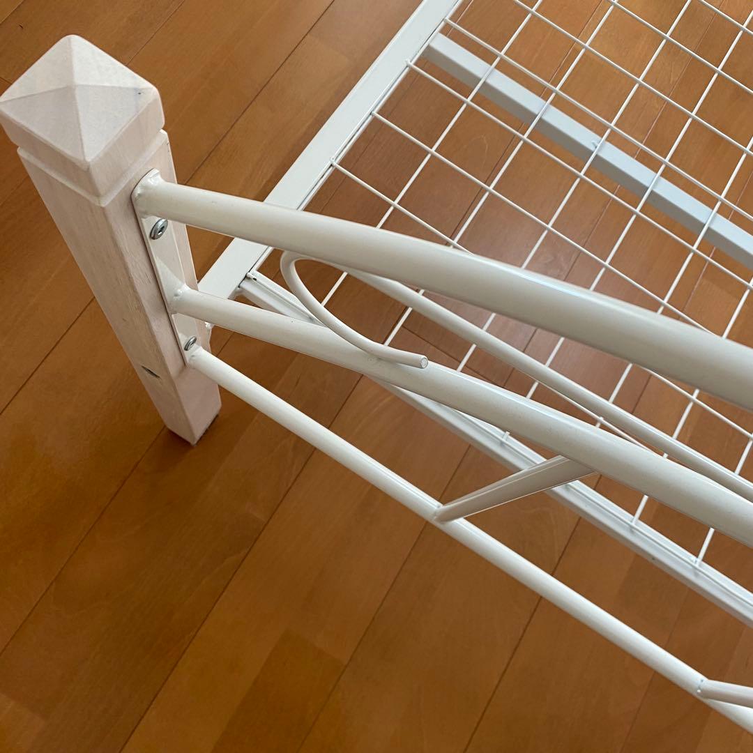 ニトリ　アイアンフレーム　ベッド　シングルベッド