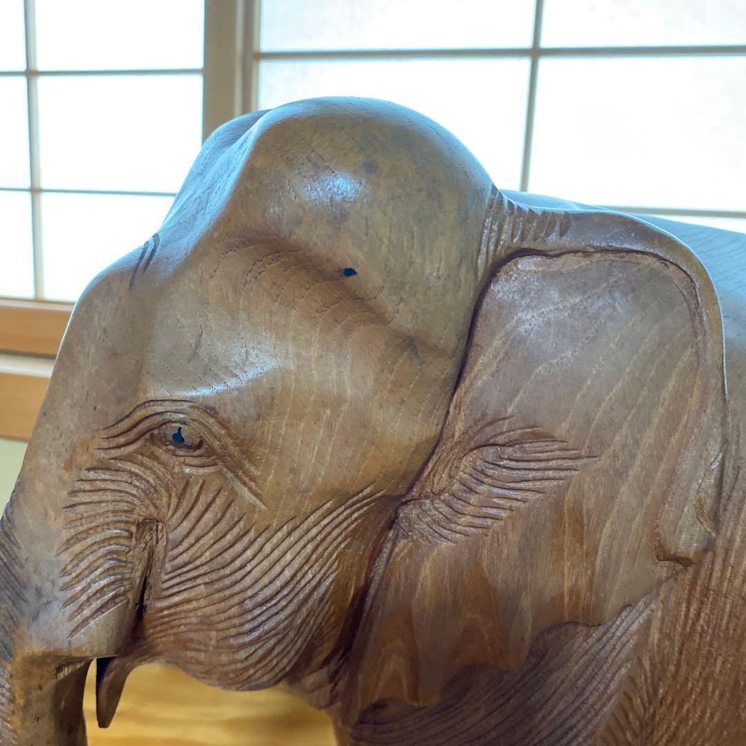 木製の像　インテリア　置き物 オブジェ アンティーク