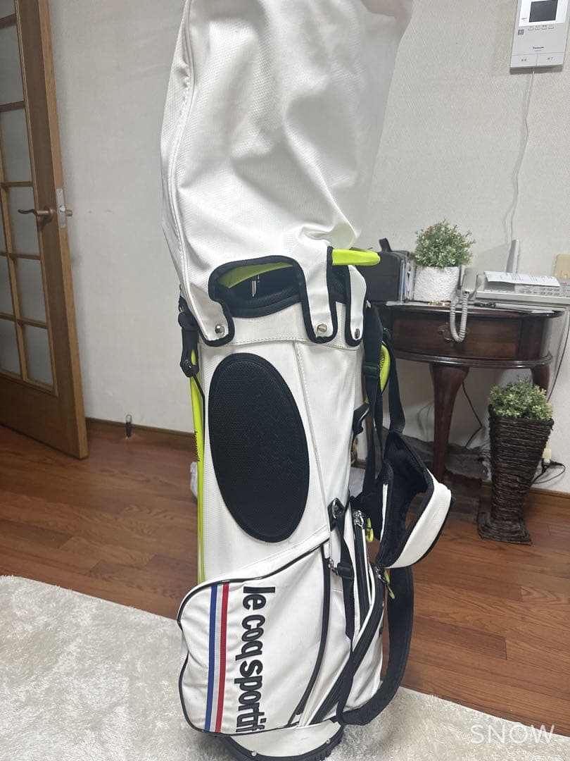 le coq sportif キャディバッグ ホワイト