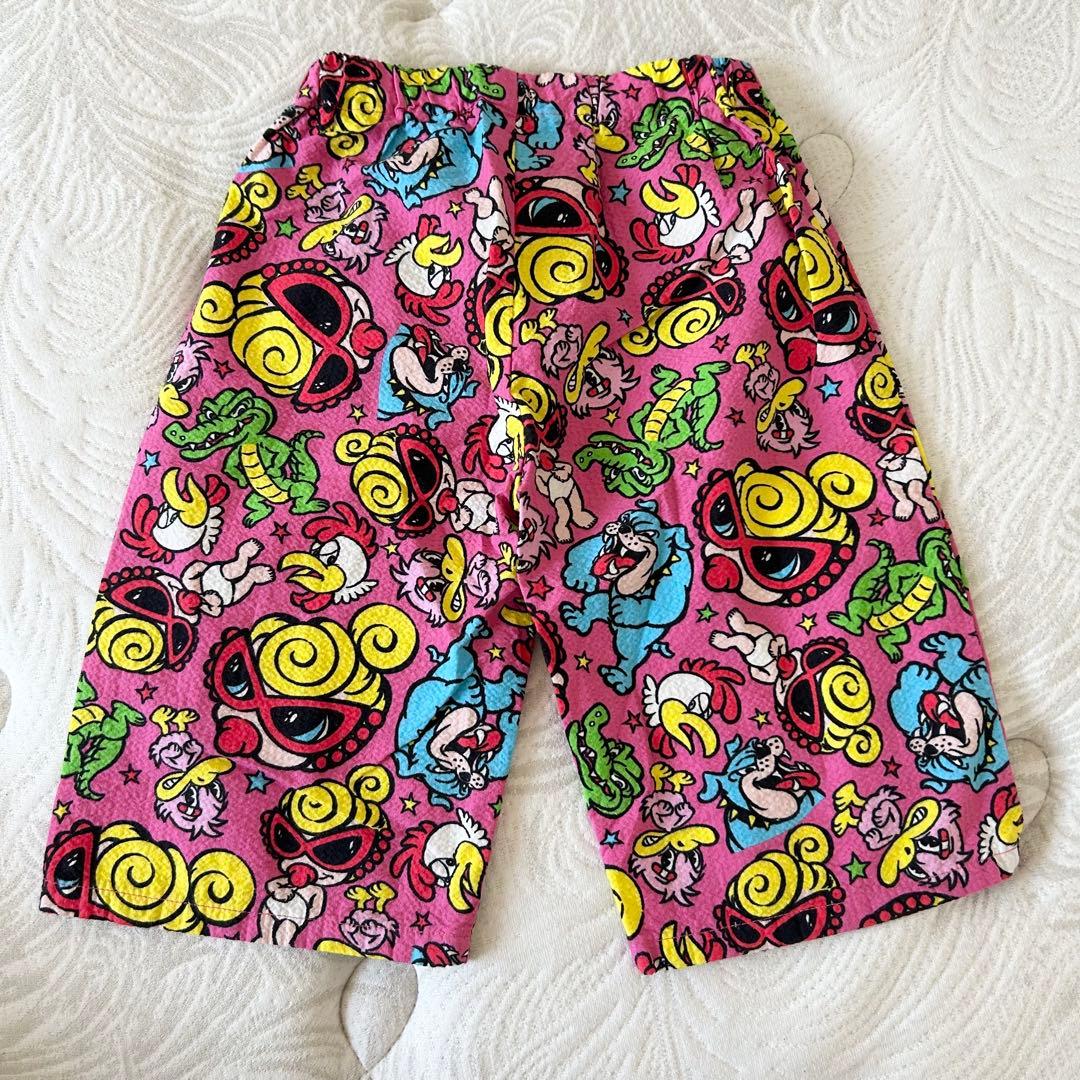 【 未使用 】 ヒスミニ 甚平 Lサイズ 120 130 cm タグ付き ピンク