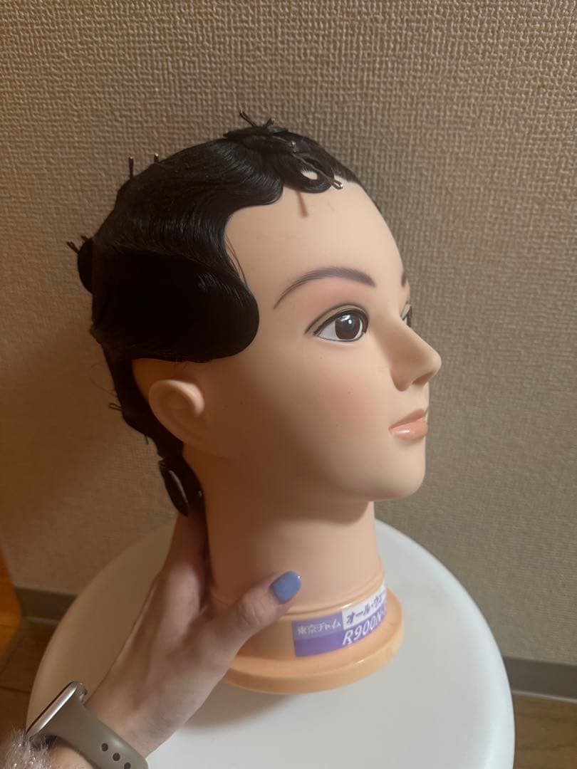 美容師国家試験合格オールウェーブウィッグ