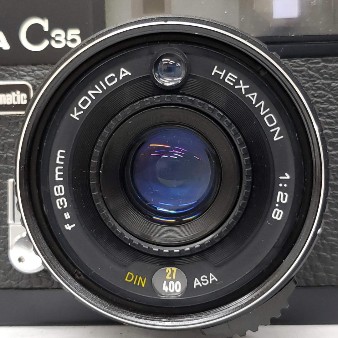 フィルムカメラ KONICA C35 Flash matic F1219-409-6v p