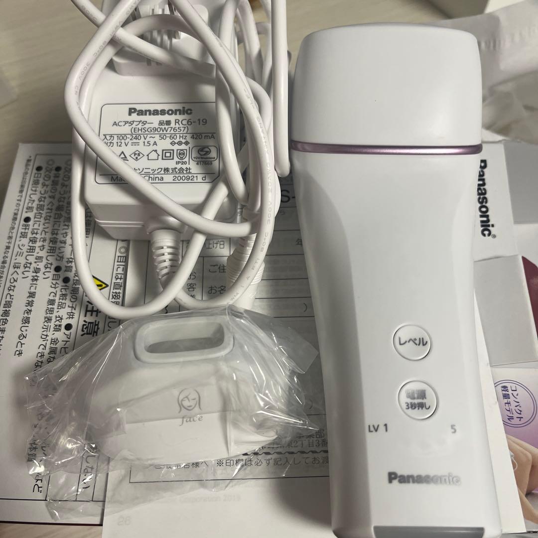 脱毛器 Panasonic ES-WH76-P光エステ ボディ&フェイス用