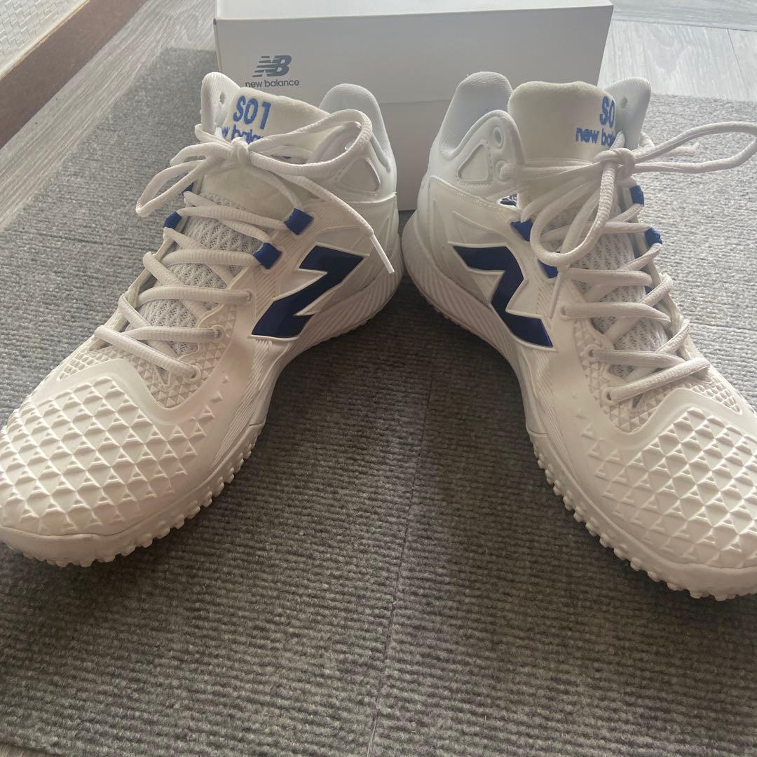 大谷翔平モデル　New Balance S01 ホワイト/ブルー