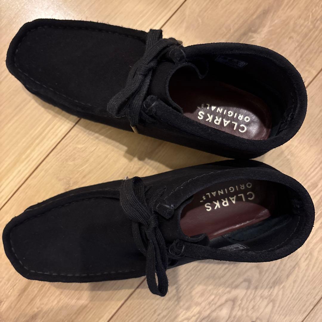 クラークス ワラビー ブラック