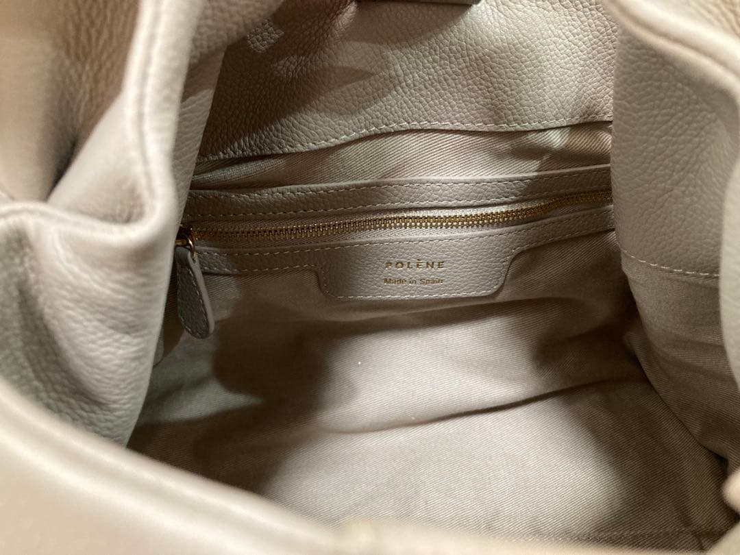 POLÈNE Neuf トープ ハンドバッグ ショルダーバッグ