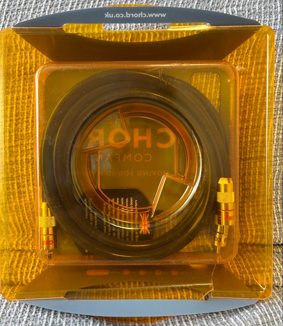 【未使用品】CHORD ChameleonPlus RCAケーブル