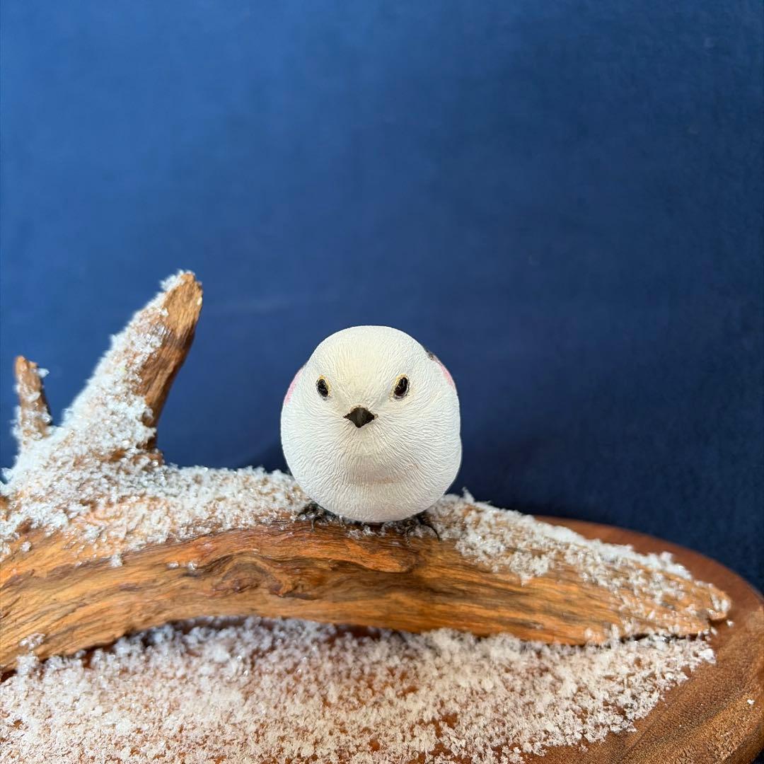 バードカービング(シマエナガ)