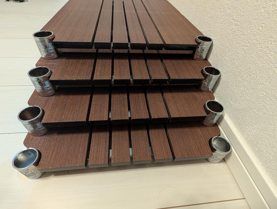 ホームエレクター ブランチシェルフ ダークブラウン 4枚 W450 × D350