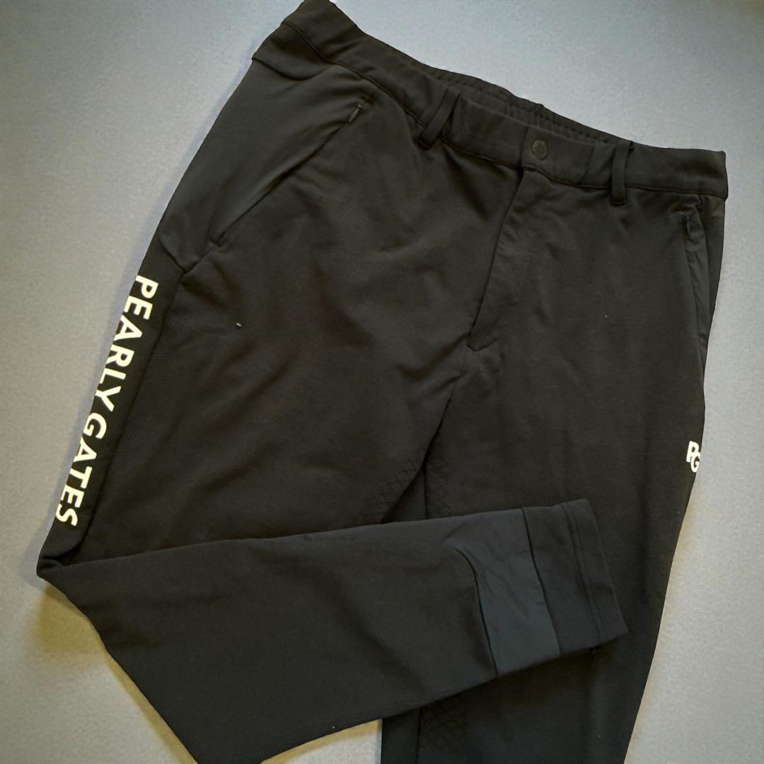 現行モデル　パーリーゲイツ　ジョガーパンツ　黒　XL〜XXL相当　美品　6