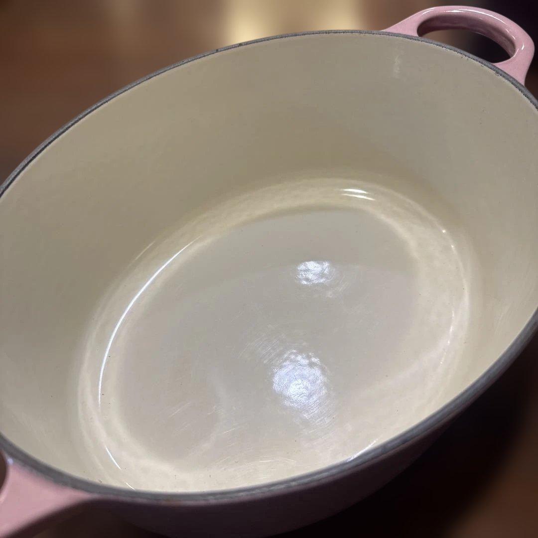 LE CREUSET 両手鍋 25cm ピンク オーバル