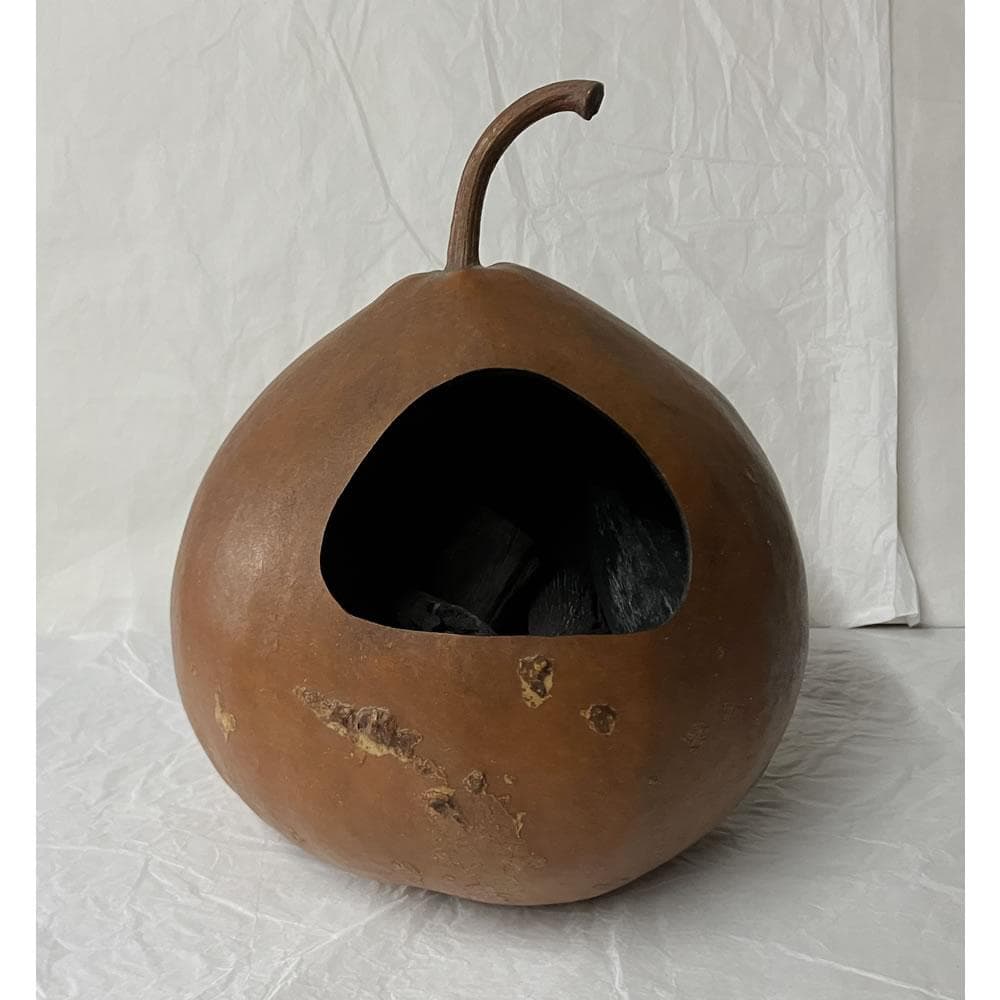 w163 ふくべ炭斗 炭入り 炭斗 炭取 瓢炭取 炭入れ 茶道具