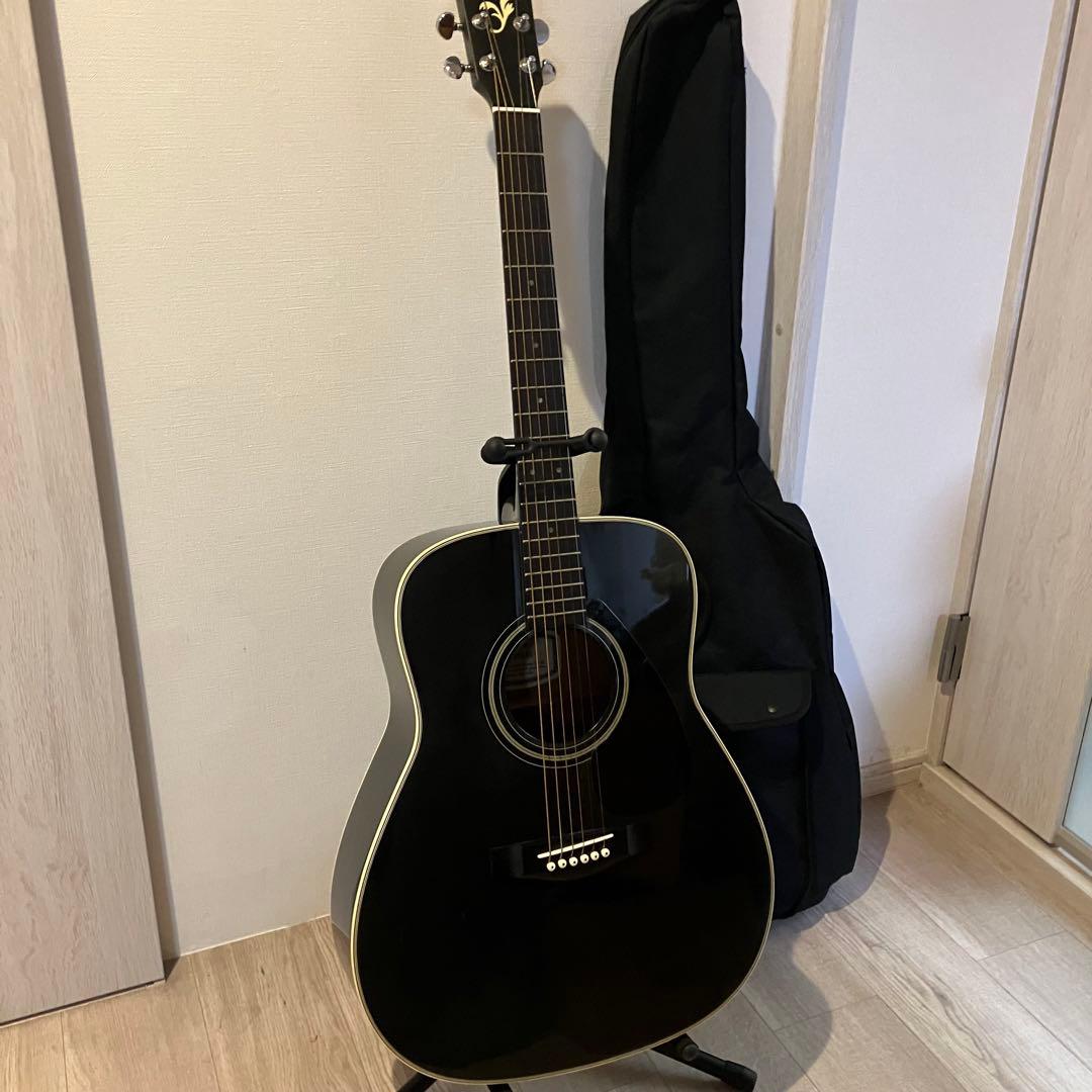 YAMAHA FG-412BL ヤマハ　アコースティックギター　スタンド付き