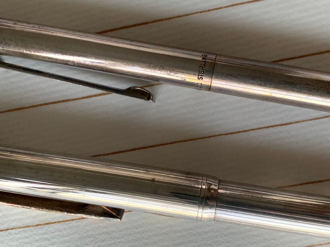 銀製 ボールペン＆シャープペン セット（ダンヒル＆ティファニー）