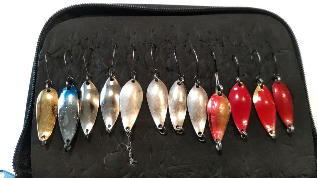 スプーン 77個セット ワレット付 トラウト 管釣り ミュー アルフレッド