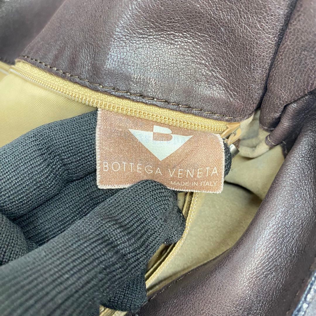 ボッテガヴェネタ ショルダーバッグ ブラウン イントレチャート