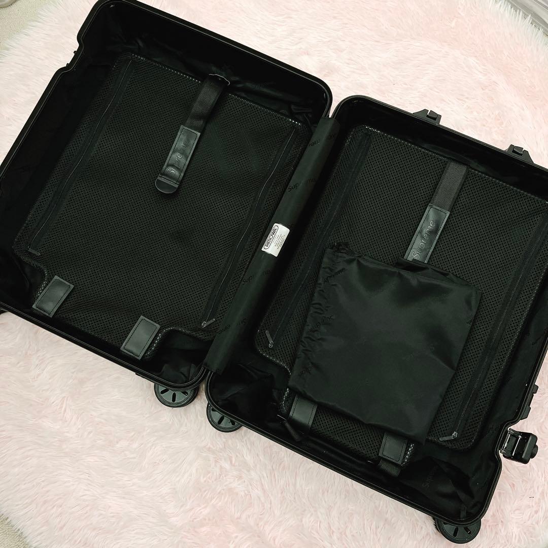 supreme RIMOWA コラボ キャリーケース 45L ブラック