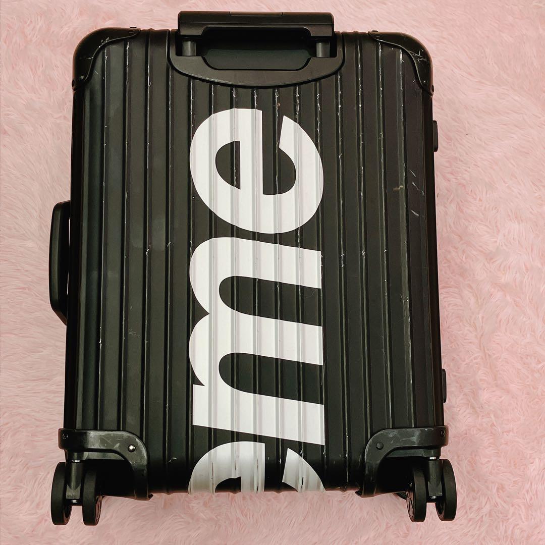 supreme RIMOWA コラボ キャリーケース 45L ブラック