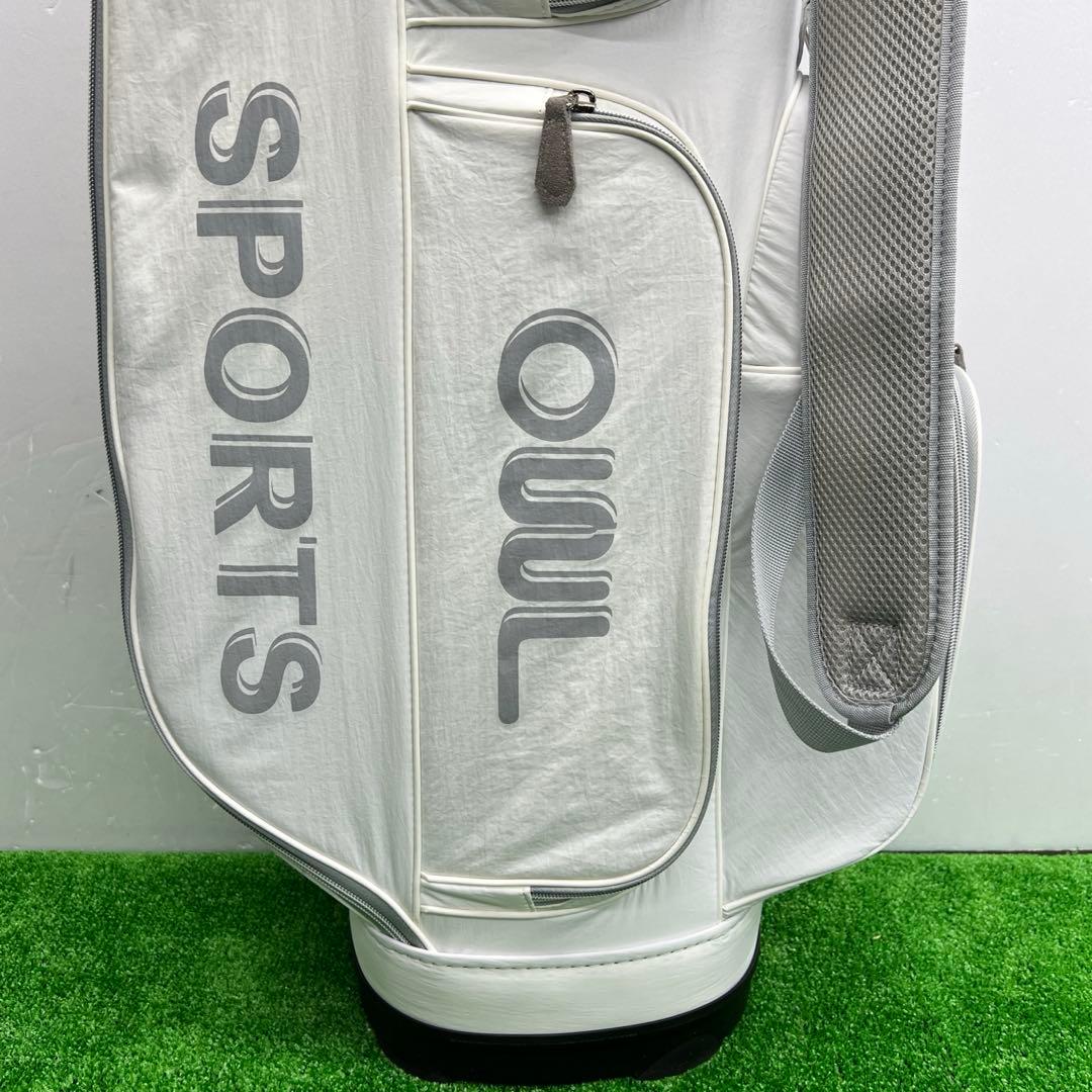 OUUL オウル 8インチ　ホワイト　ゴルフバッグ　キャディバッグ