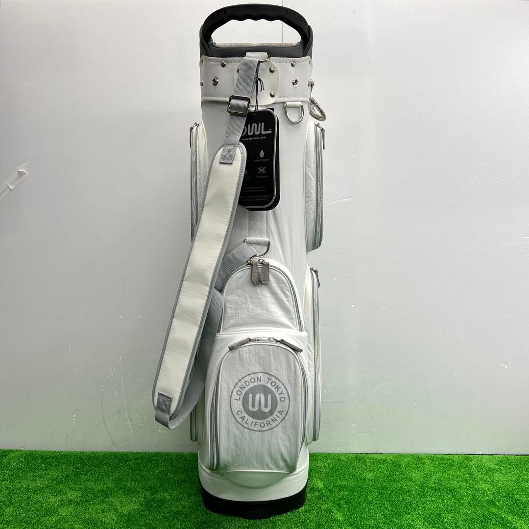 OUUL オウル 8インチ　ホワイト　ゴルフバッグ　キャディバッグ