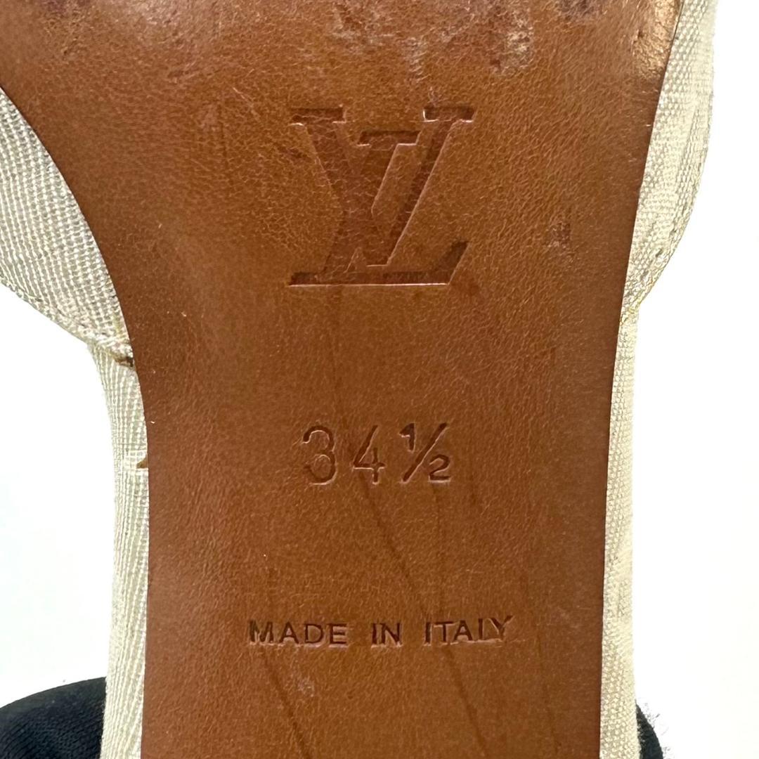 LOUIS VUITTON ルイヴィトン ミュール モノグラム ミニ リボン