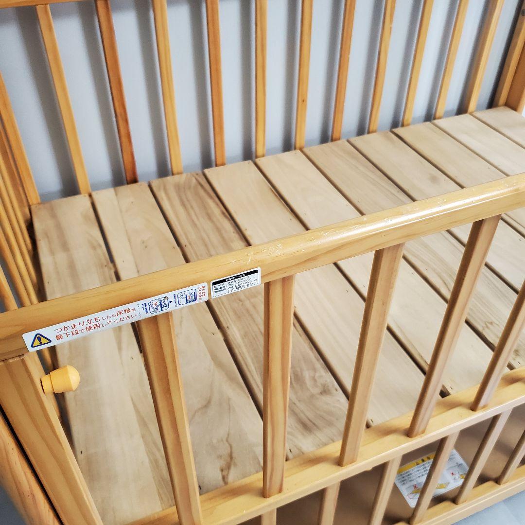 4/30値下げ☆除菌清掃☆カトージ KATOJI　ハイシート ベビーベッド