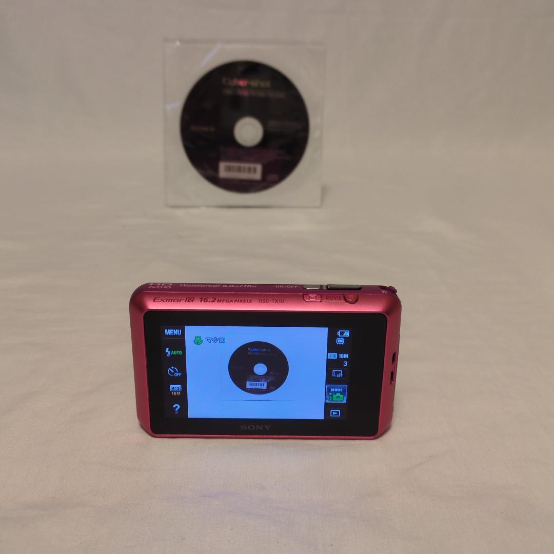 SONY ソニー Cybershot DSC-TX10 ピンク 動作確認済 美品