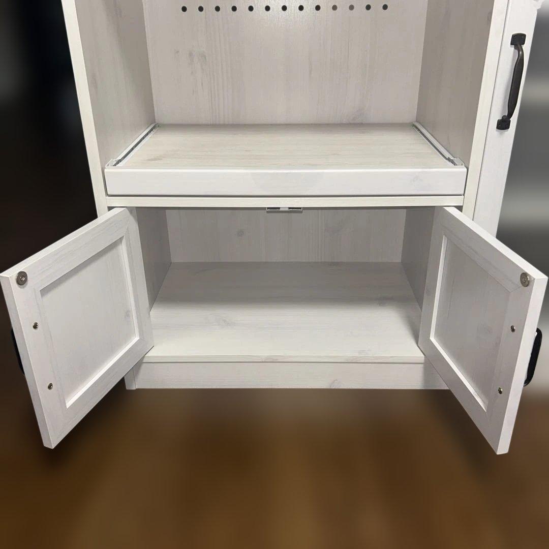 LUFFY レンジ台 レンジボード コンセント付