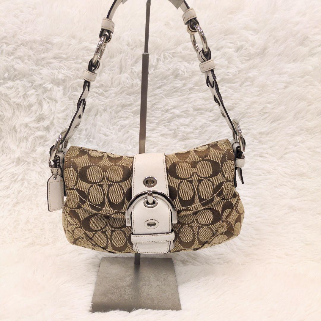 希少 COACH コーチ ソーホー ワンショルダー 肩掛け 6171 ホワイト