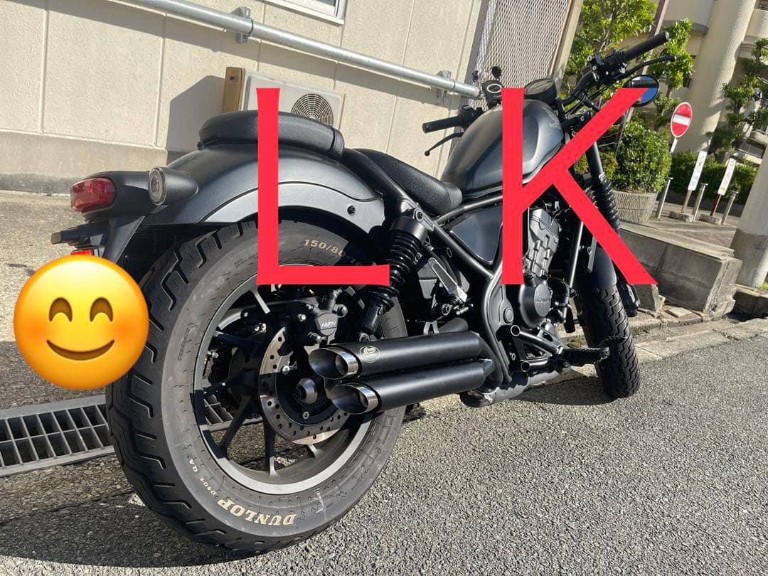 【2023年式モデル〜対応】新型レブル250用 マフラー gemspeed製V4