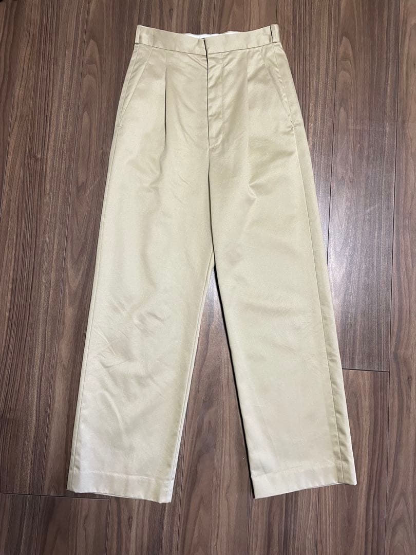 ⭐︎美品⭐︎6(ROKU) コットンチノパンツ　マーベルト　ベージュ 34