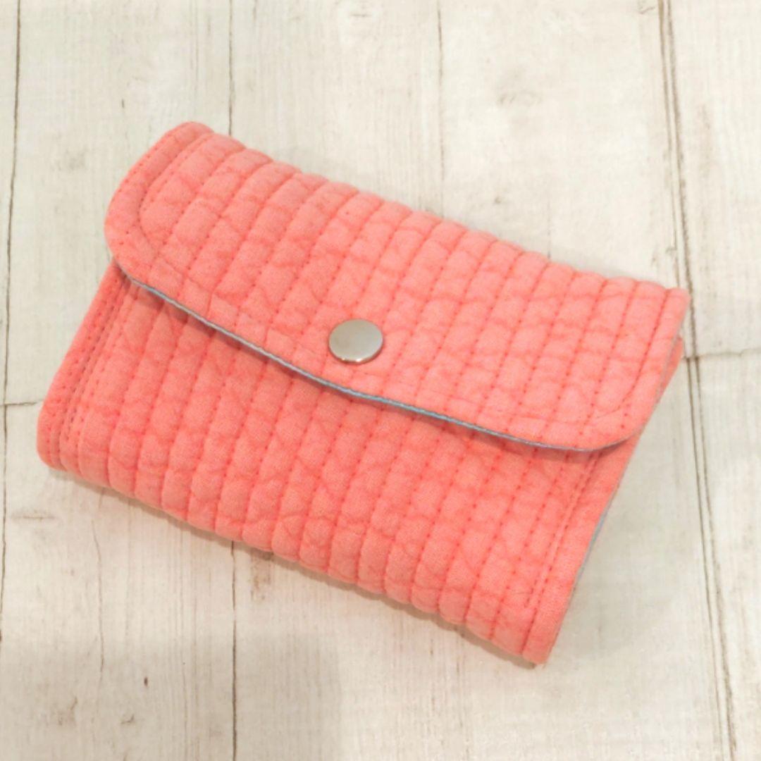 おたま様　仕切りポケット付ショルダーバッグ　ファスナートート　ミニ財布